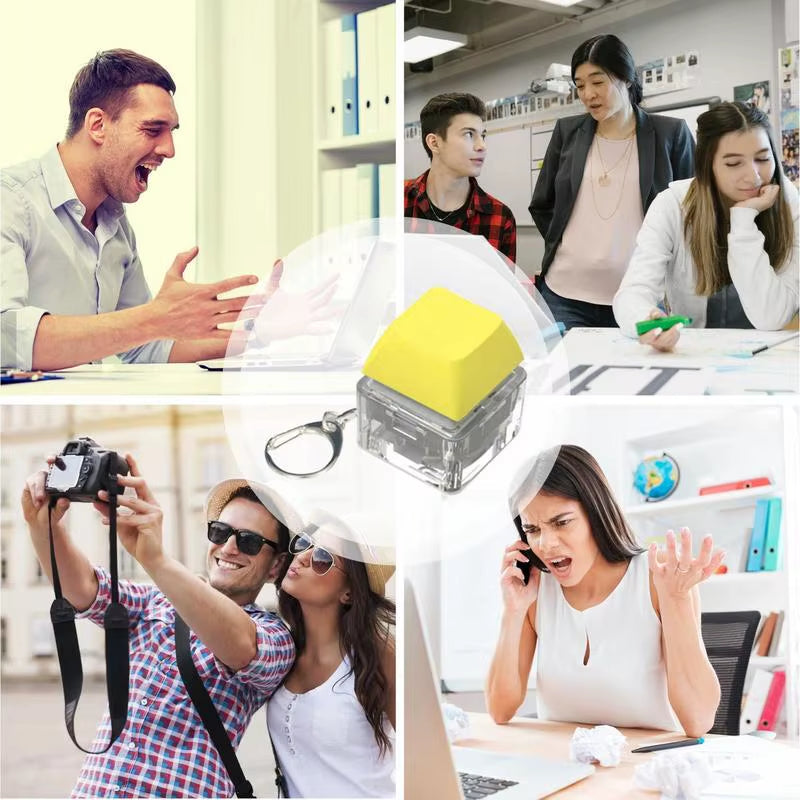 Key Switch Keychain Shaft Tester Mechanical Keyboard Fidget Button Fidget Button Finger Toys Relief Stress Gifts for Adults