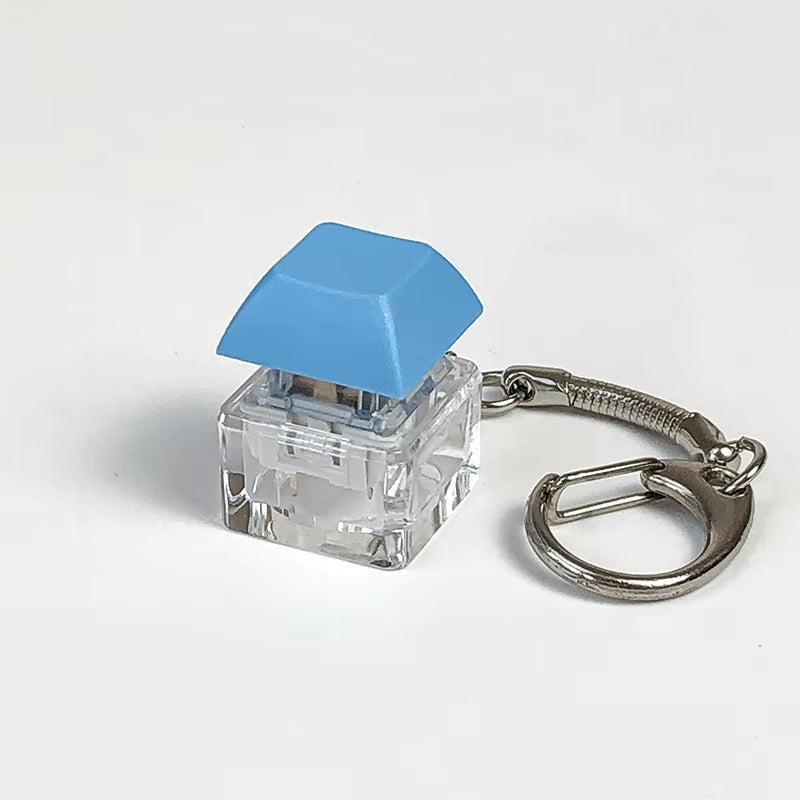Key Switch Keychain Shaft Tester Mechanical Keyboard Fidget Button Fidget Button Finger Toys Relief Stress Gifts for Adults
